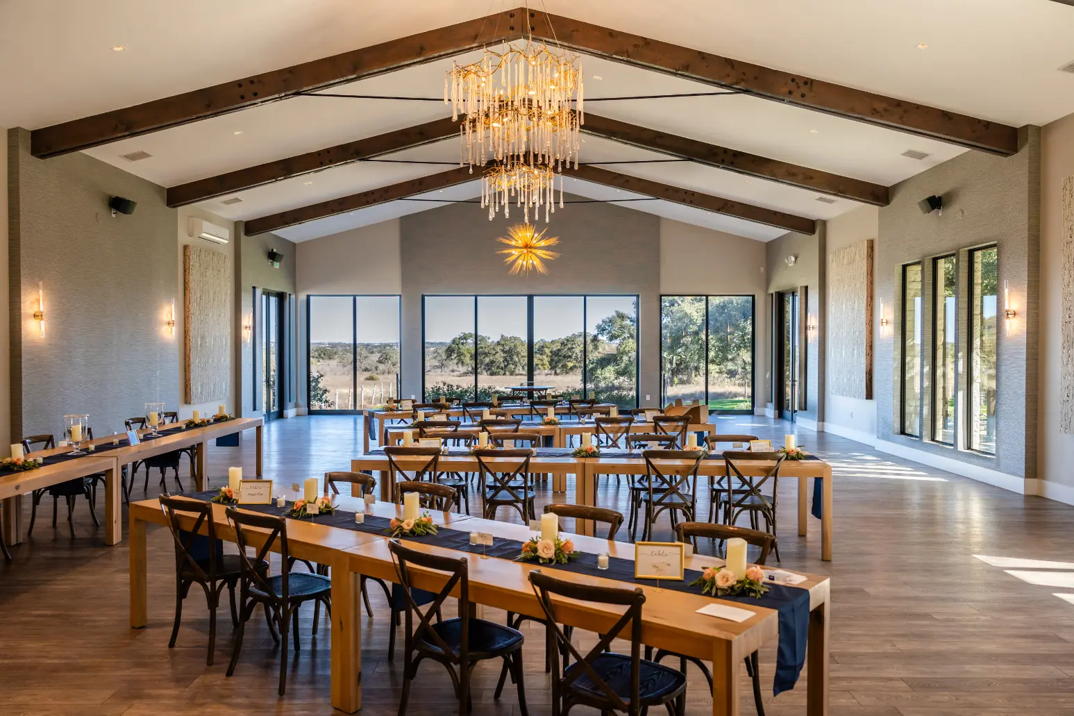 small wedding venue details