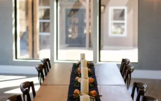 small wedding venue details