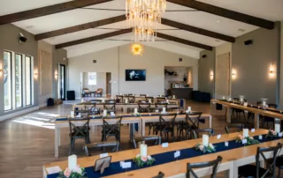 small wedding venue details